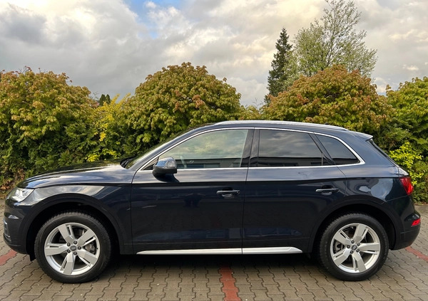 Audi Q5 cena 132800 przebieg: 98787, rok produkcji 2019 z Miłosław małe 436